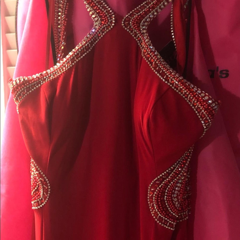 Dave and Johnny Plus Size Prom Dress